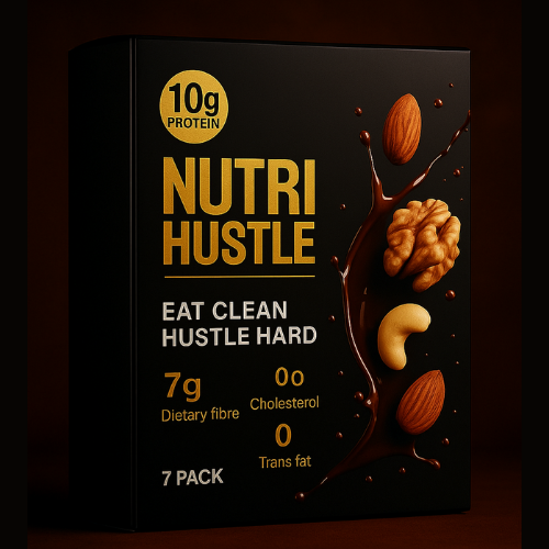10g Protein bar all natural ingredients  by Nutrihustle ( Pack of 7 )